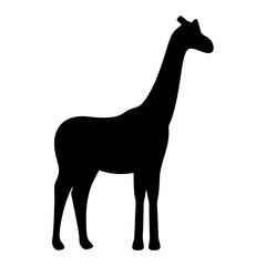 animals vector silhouette icon - , ideal for wildlife, safari, and animal-themed illustrations.