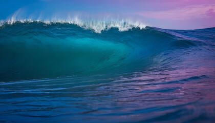 Naklejka premium sunrise over the sea