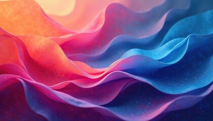 Obraz premium Subtle color blends, flowing lines, organic shapes, style, atmosphere