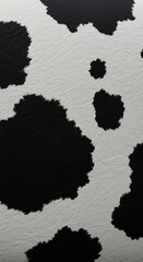 Black and White Cowhide Texture: Abstract Monochrome Design