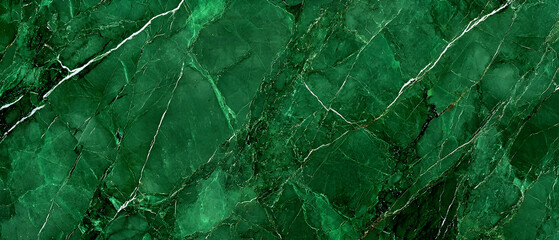 Emerald Green Marble Background Pattern