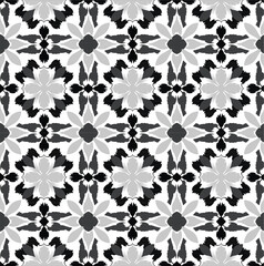 A seamless wallpaper with white-and-grey geometry that gives emotion, cool, neat, vector design