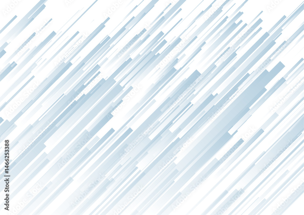 Poster blue white geometric stripes abstract tech minimal background. vector design