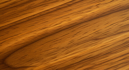 Close-up view of rich brown wood grain texture.