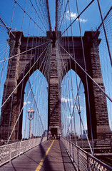 Naklejka premium brooklyn bridge new york city