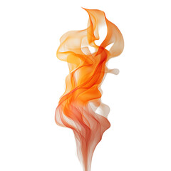 Fototapeta premium A Red and Orange Flame Isolated on Transparent Background