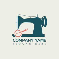 sewing machine vector illustration