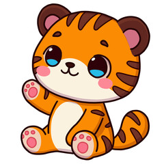 Cute Tiger Character