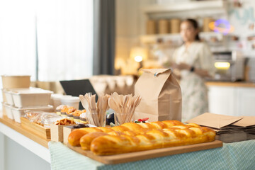 Small business owners are selling .Asian bakery  cake shop owner enjoy posting picture and review her cake on social media or online marketing streaming publish for advertising small business making m