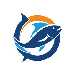 Modern Marine Fish Logo for Aquatic Themes