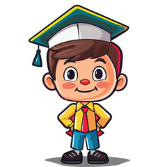 A cute of Grader vector illustration style