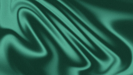 The texture is smooth and flowing like soft emerald green satin. Folds and waves of light create dimensions with a surface that appears shiny.