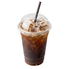 Iced Coffee isolation on transparent background
