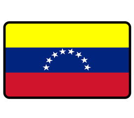 Fototapeta premium flag of venezuela