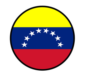 venezuela flag button