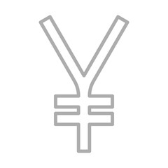 Obraz premium yen sign icon design