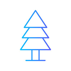 tree gradient icon