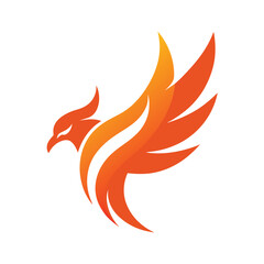Phoenix Abstract Logo for Bold Brand Identity