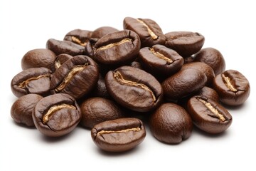 Naklejka premium Roasted Coffee Beans Cluster