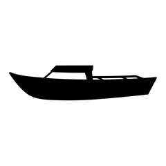 boat , black and white illustration of vehicles.