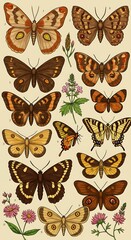Butterflies & Botanicals: A Vintage Study