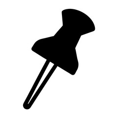 lapel pins vector silhouette icon, black and white illustration of footwear.