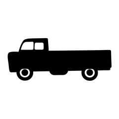 lorry , black and white illustration of vehicles.