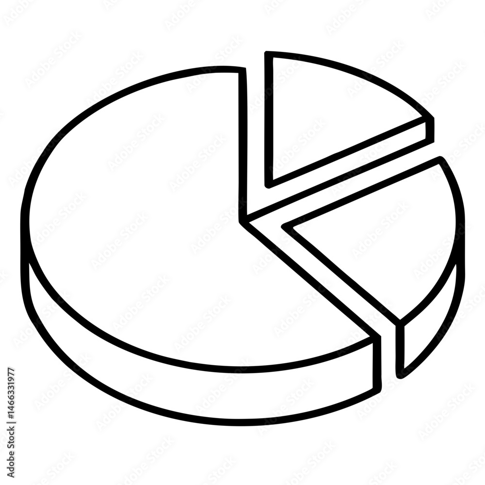 Poster pie chart diagram infographic template for data analysis and business statistics representation tool