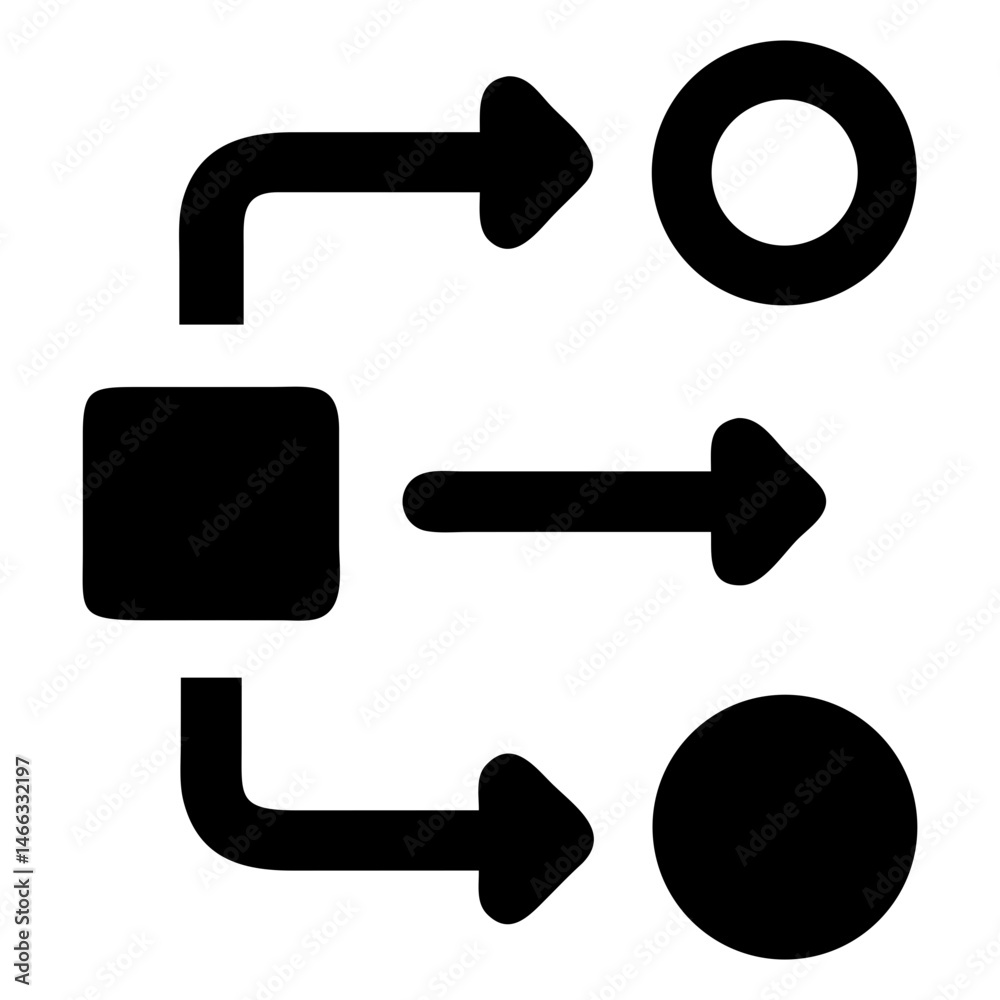 Poster flowchart diagram process with arrows and shapes for business workflow and data analysis exactly hun