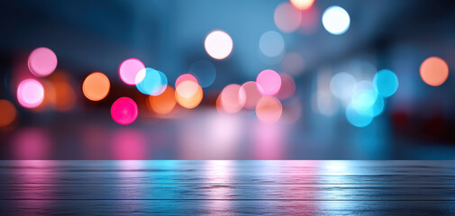 Vibrant background with colorful bokeh lights creates beautiful atmosphere perfect for medicalshealth care settings