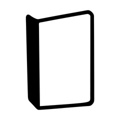 passport holders vector silhouette icon, black and white illustration of footwear.