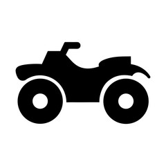 quad bike , black and white illustration of vehicles. © Tanjila