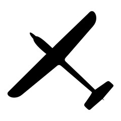 sailplane , black and white illustration of vehicles.