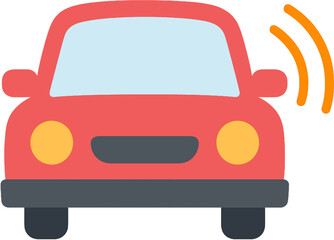 A car with a clocking