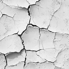 Obraz premium Cracked Gray Surface Texture Weathered Abstract Background