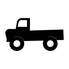 tractor trailer , black and white illustration of vehicles.