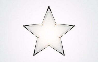 Obraz premium star isolated on white