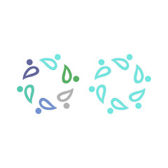 PEOPLE CONNECTED UNION TEAM TEAMWORK SIGN SYMBOL LOGO
