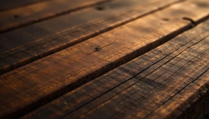 Rich, deep brown wood planks, close-up detail , vertical, dark