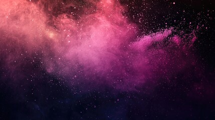 Colorful nebulae painting in deep space.