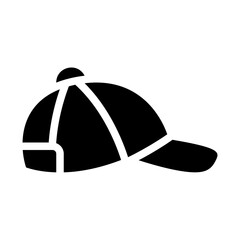 Baseball Cap Solid Icon