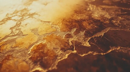Abstract golden textured surface