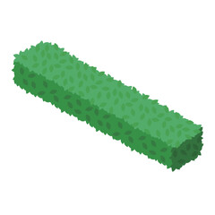 細長く連結できる植え込みのイラスト