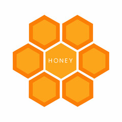 vector background with hexagons