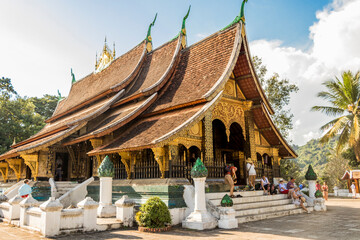 Fototapeta premium Wat Xieng Thong temple in Luang Prabang, Laos.