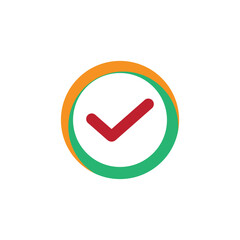 Stylized Checklist logo vector symbol design