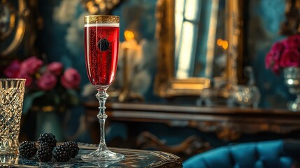 kir royale french cocktail