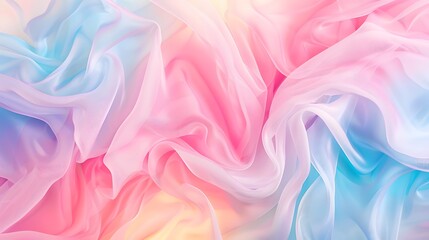 Obraz premium Pastel Colors: A background with soft pastel colors, creating a gentle and calming atmosphere for baby or wellness products. 