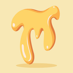 cute illustration of sweet honey