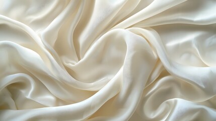 Fototapeta premium Soft Fabric: A soft fabric background with gentle folds and textures, suitable for clothing or textile products. 